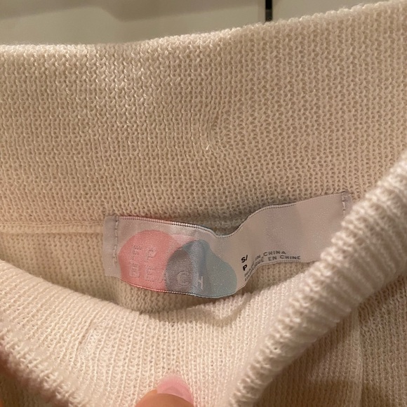 BNWOT free people Beach knit sweat pants - Picture 6 of 7